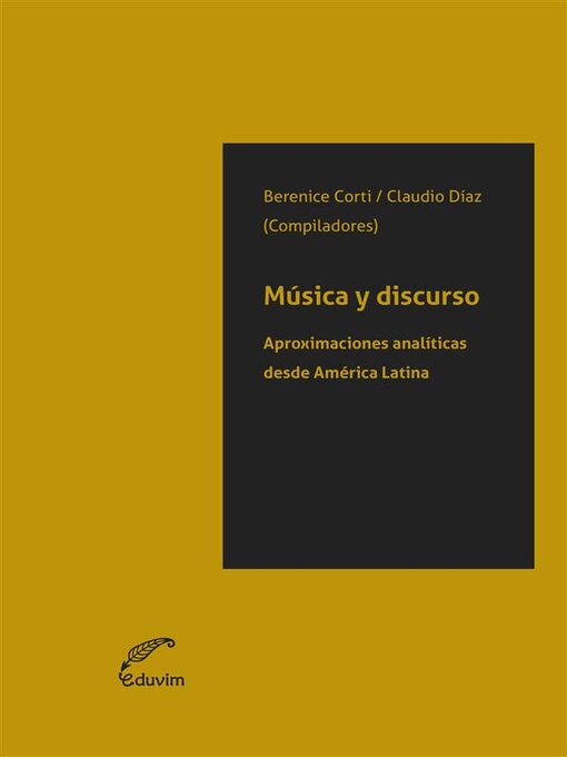 Title details for Música y discurso by Claudio Díaz - Available
